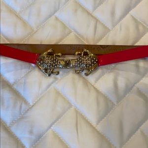 Kate Spade Adjustable Belt with Frog Clip